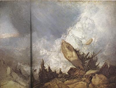 Joseph Mallord William Turner The fall of an Avalanche in the Grisons (mk31) China oil painting art